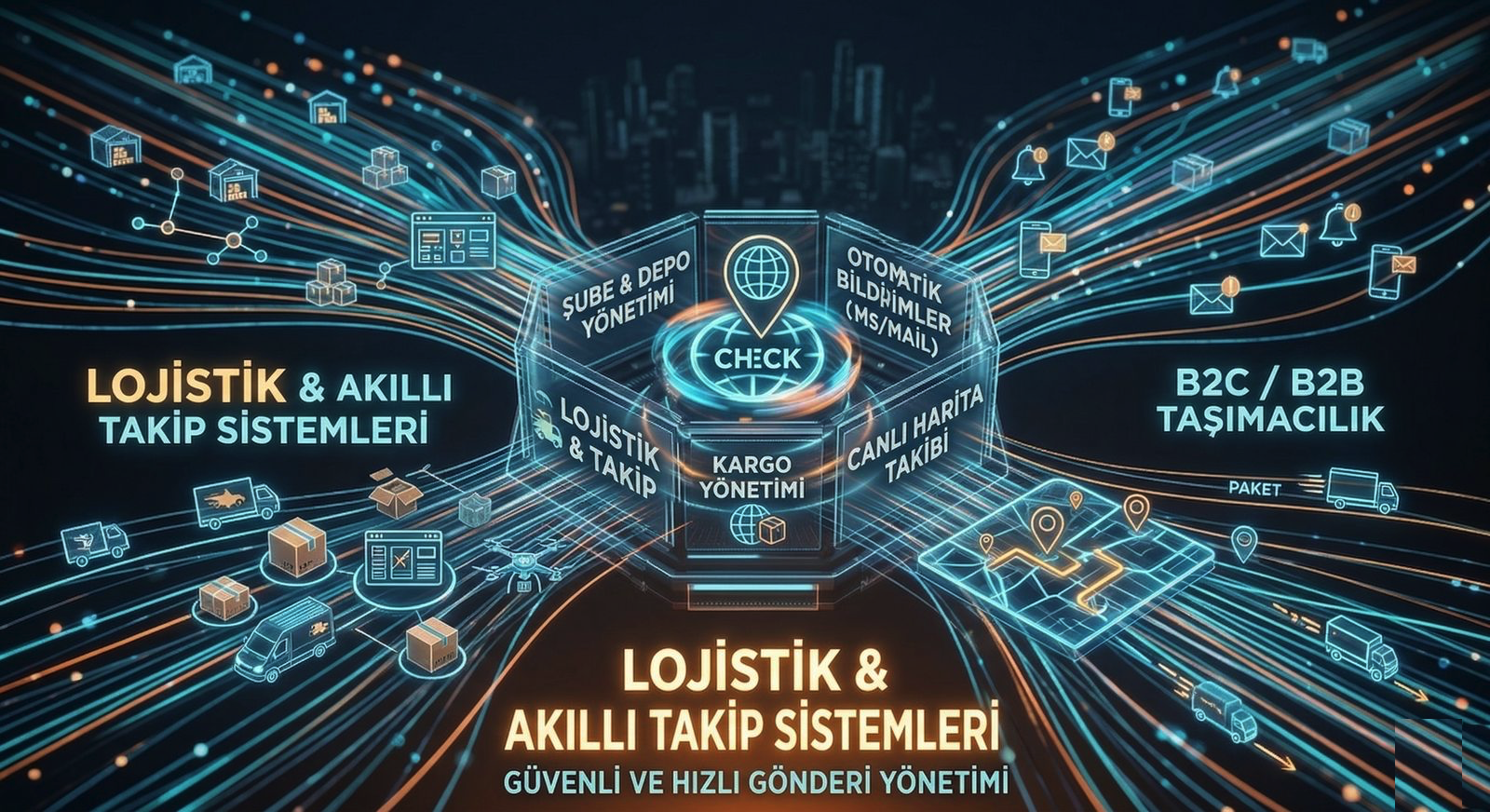 Lojistik Firmaları için Web Sitesi ve Kargo Takip Sistemi